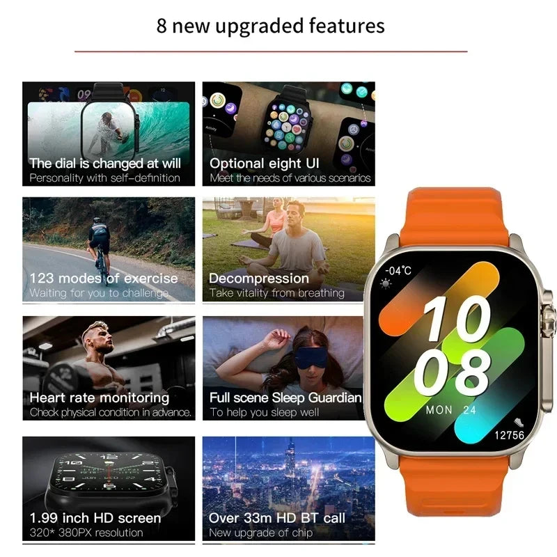 Revolutionary Smart Watch X10 Ultra - Elevate Your Fitness & Stay Connected with Style